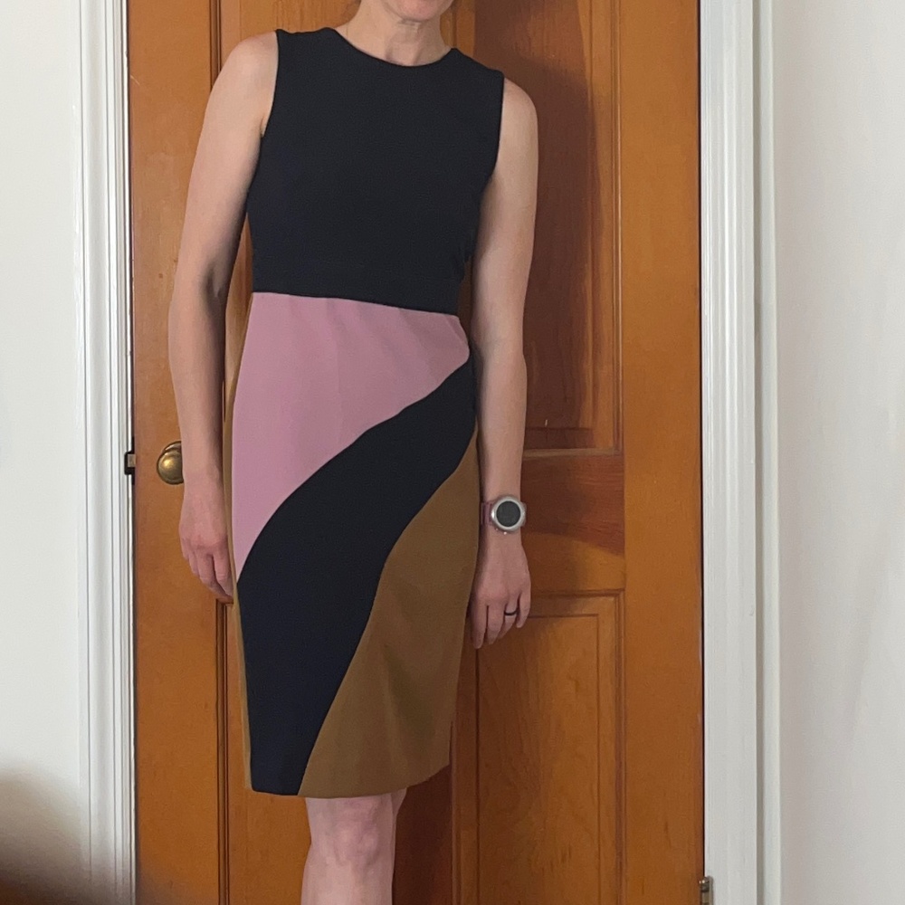 Ann Taylor Color Block Sheath Dress